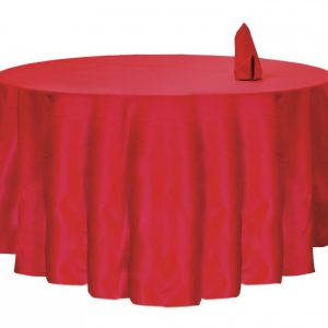 Tovaglie Rasatello Color Rosso Fragola